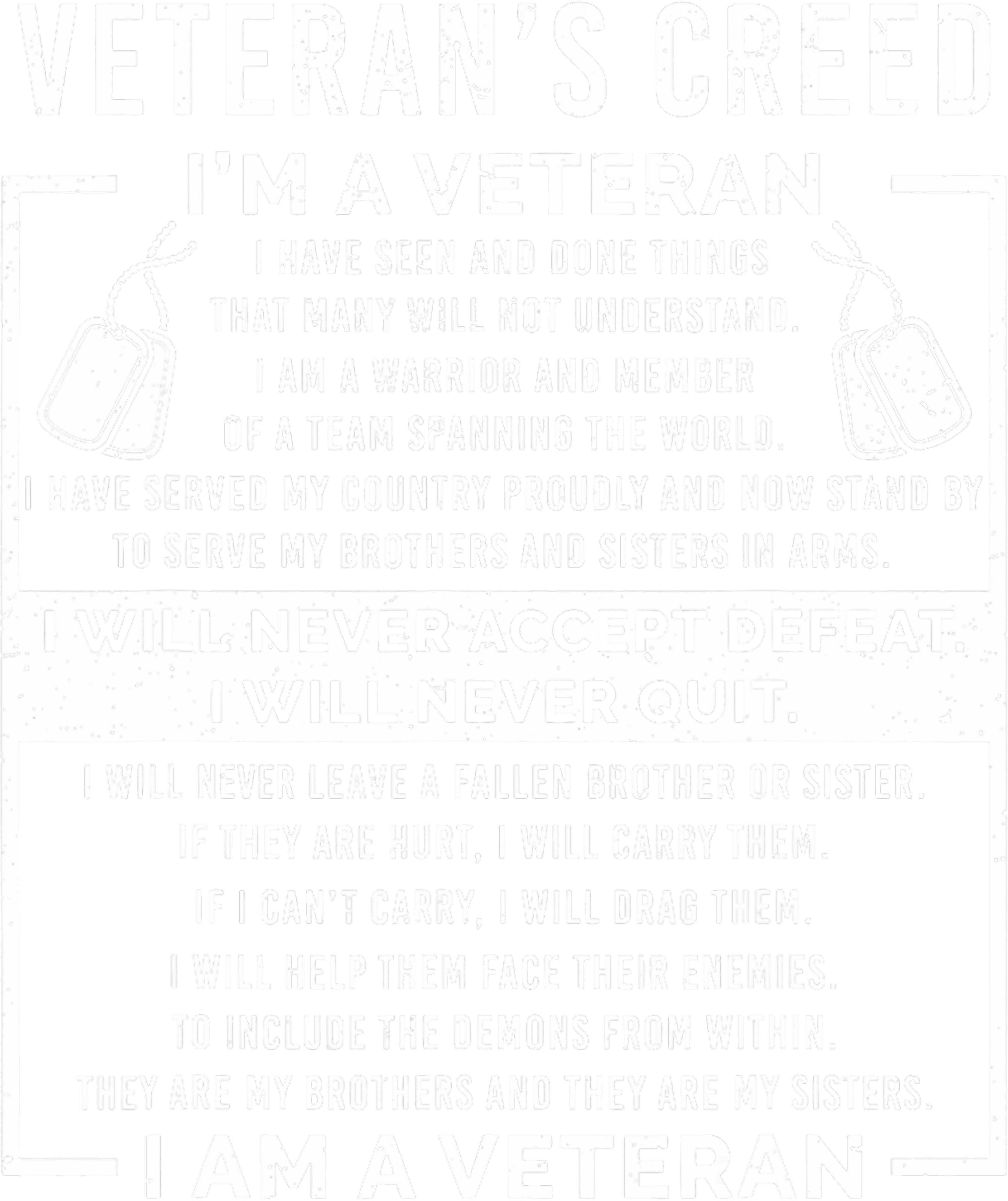 VETERAN'S CREED