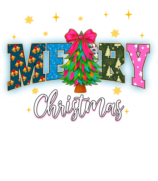 MERRY CHRISTMAS WITH TREE