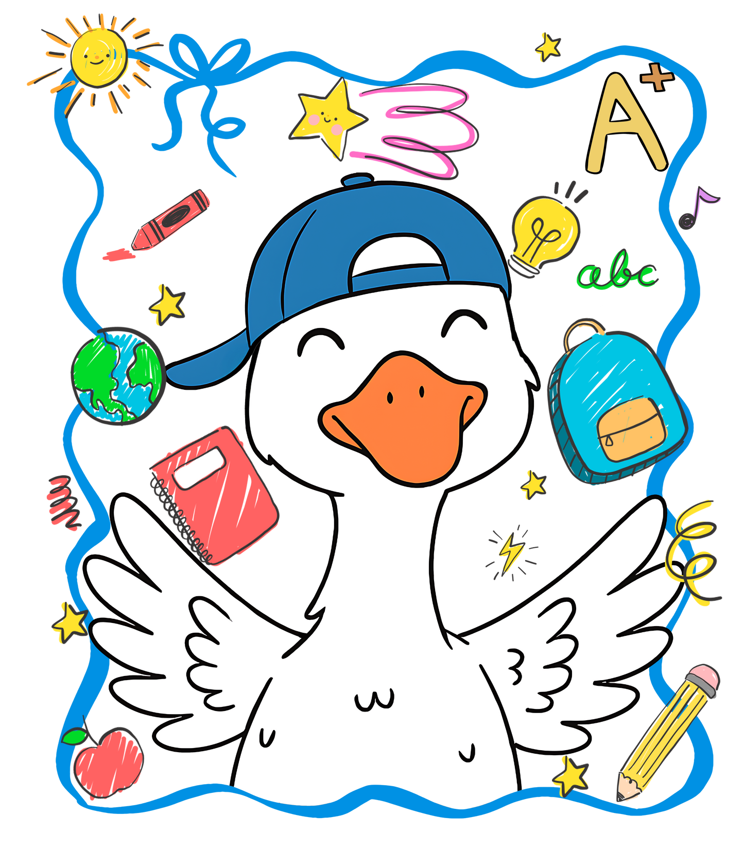 BACK TO SCHOOL BOY GOOSE