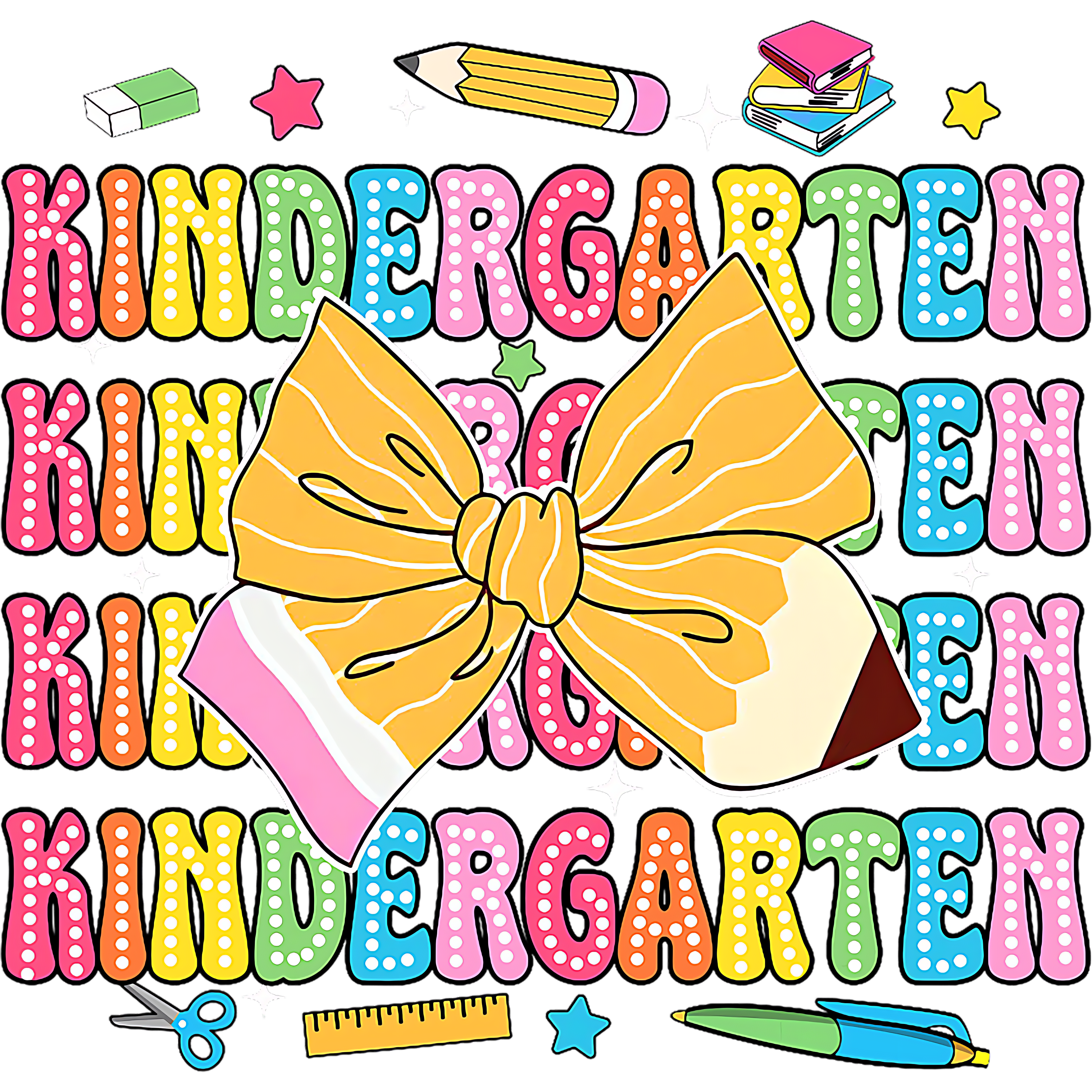 KINDERGARTEN RAINBOW LETTERS