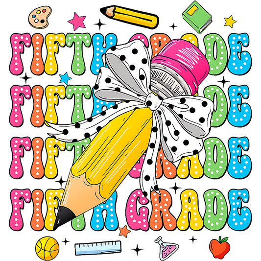 FIFTH GRADE RAINBOW LETTERS