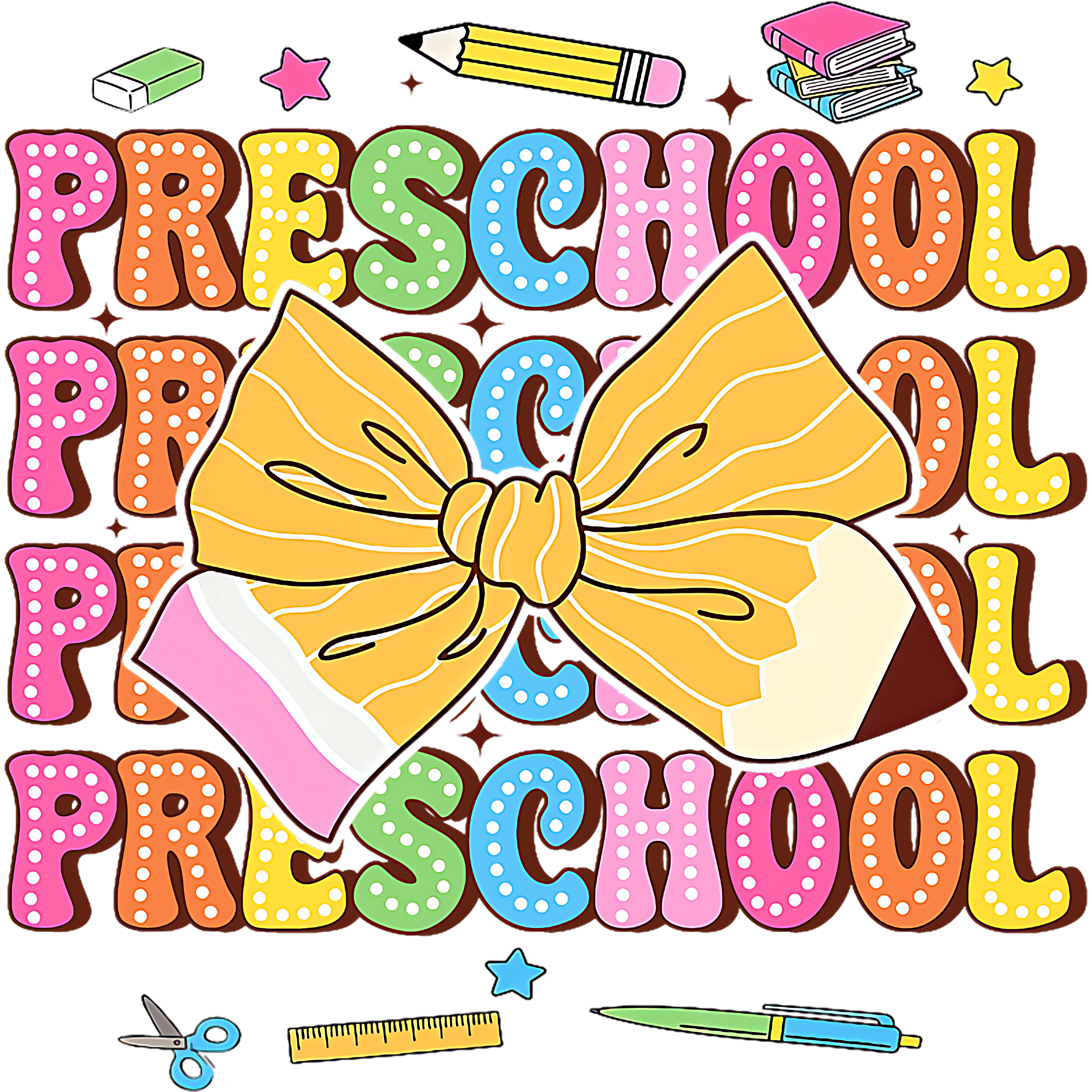 PRESCHOOL RAINBOW LETTERS