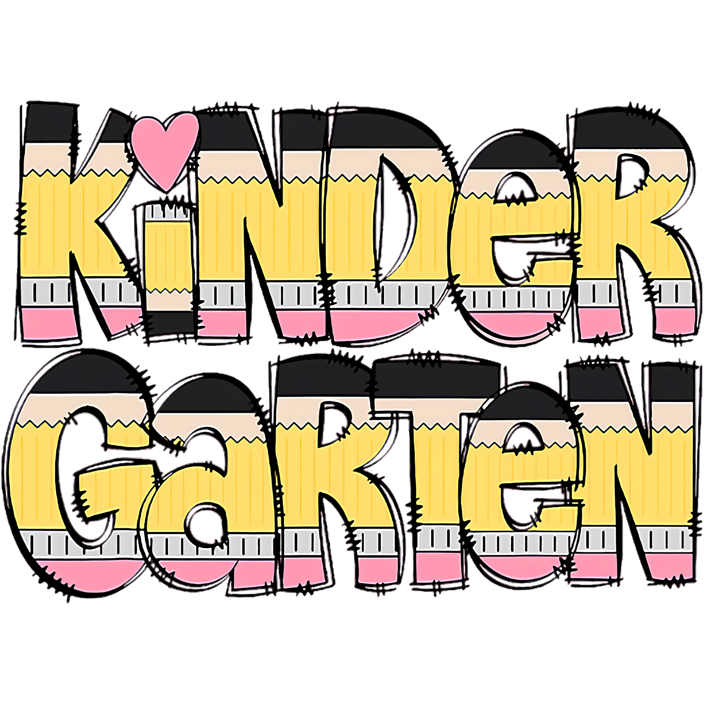 KINDERGARTEN PENCIL LETTERS