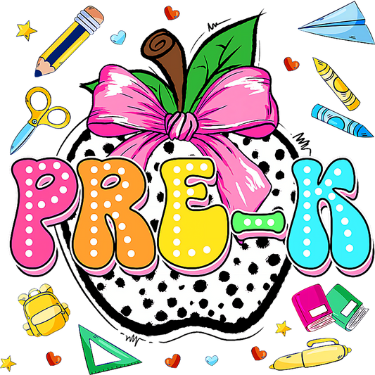 PRE-K POLKA DOT APPLE