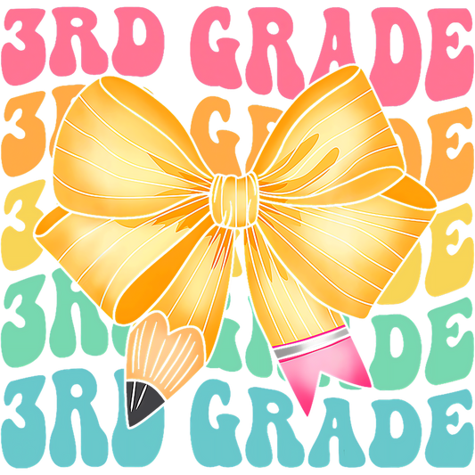 3RD GRADE YELLOW BOW