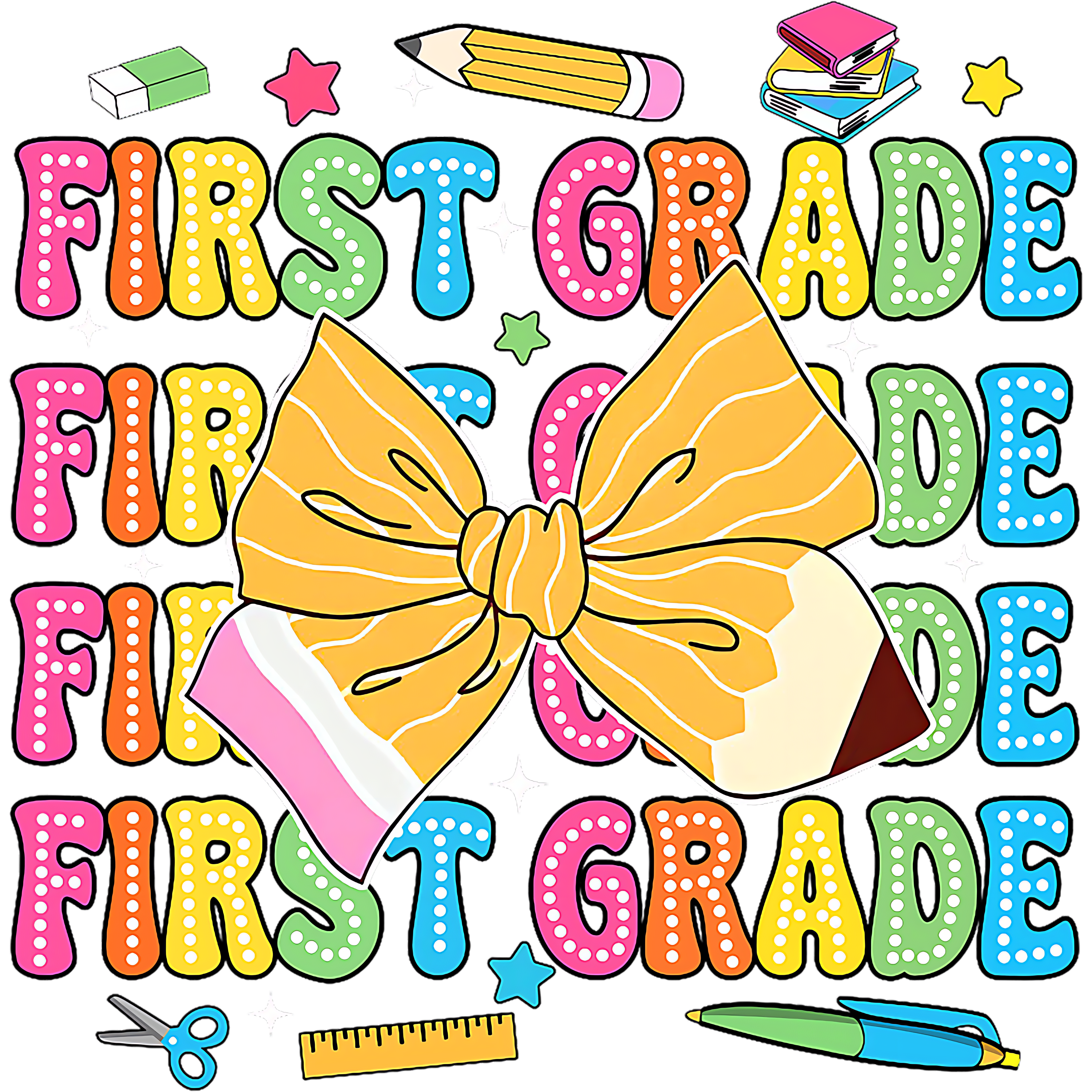 FIRST GRADE RAINBOW LETTERS