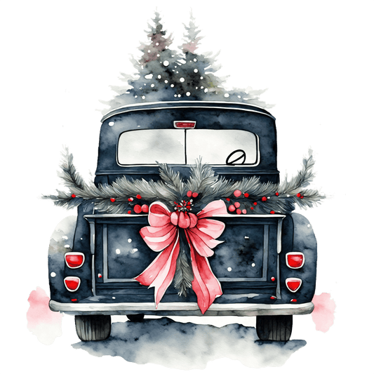 BLUE CHRISTMAS TRUCK