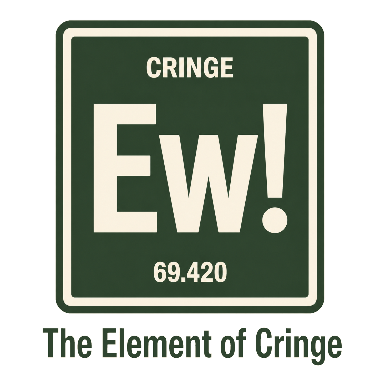 THE ELEMENT OF CRINGE