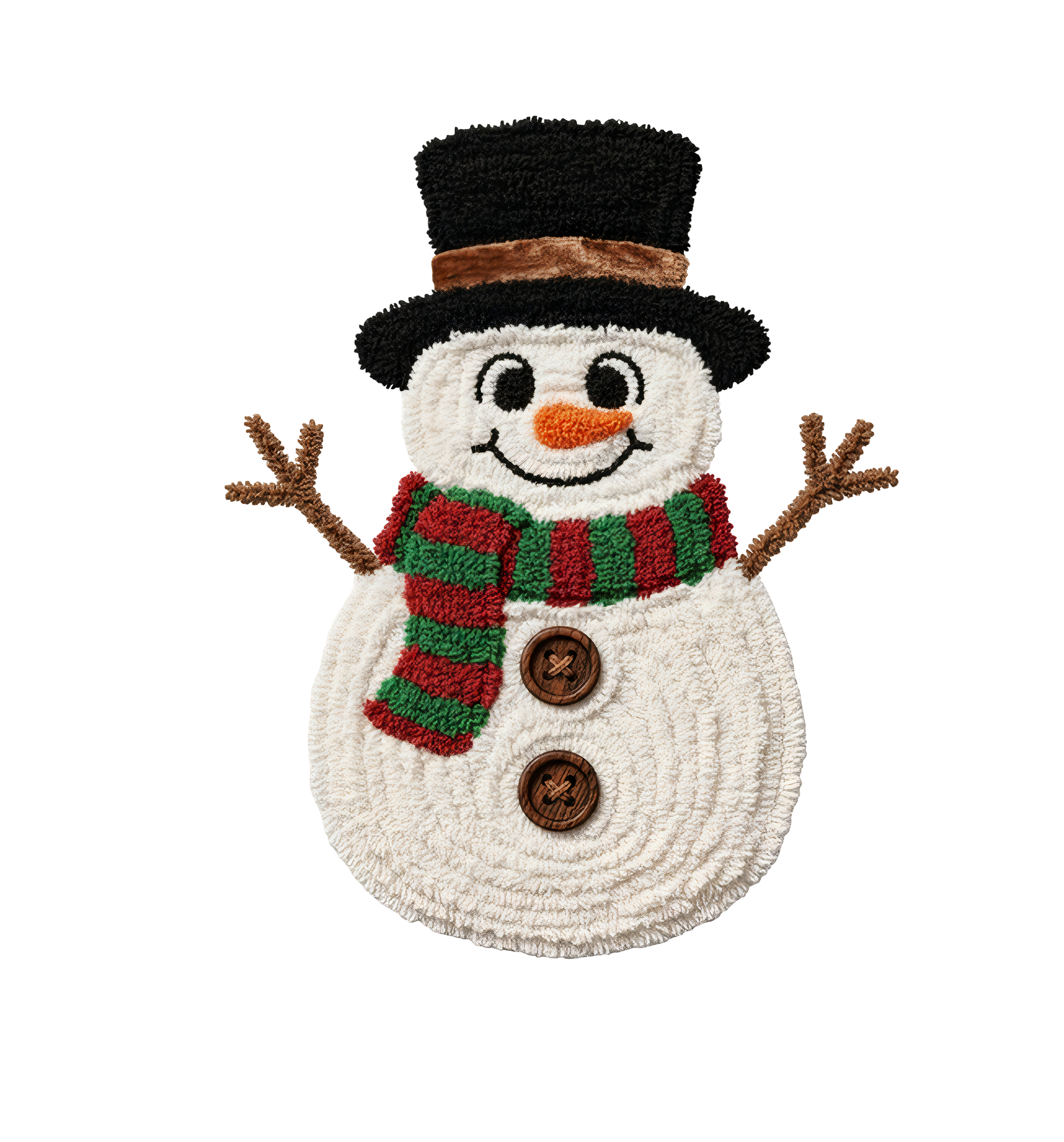 FUZZY SNOWMAN