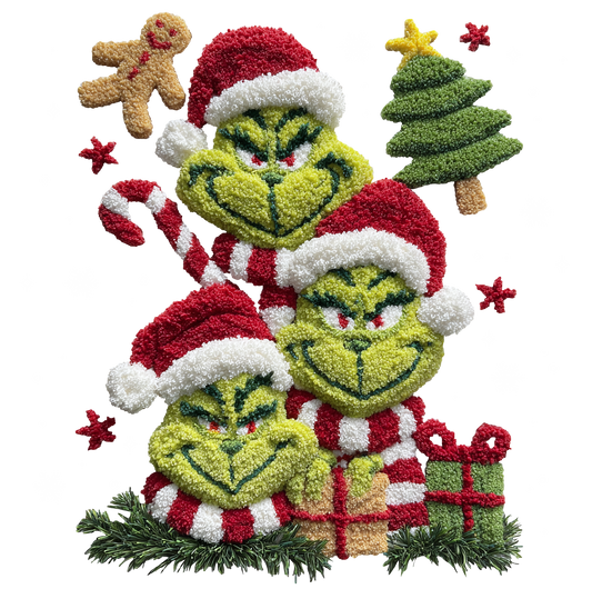 STACKED GRINCH FAMILY