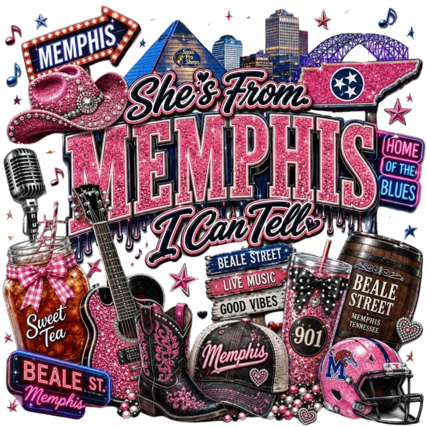 SHE'S FROM MEMPHIS I CAN TELL