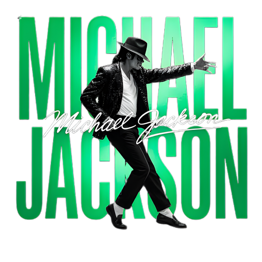 MICHAEL JACKSON GREEN LETTERS