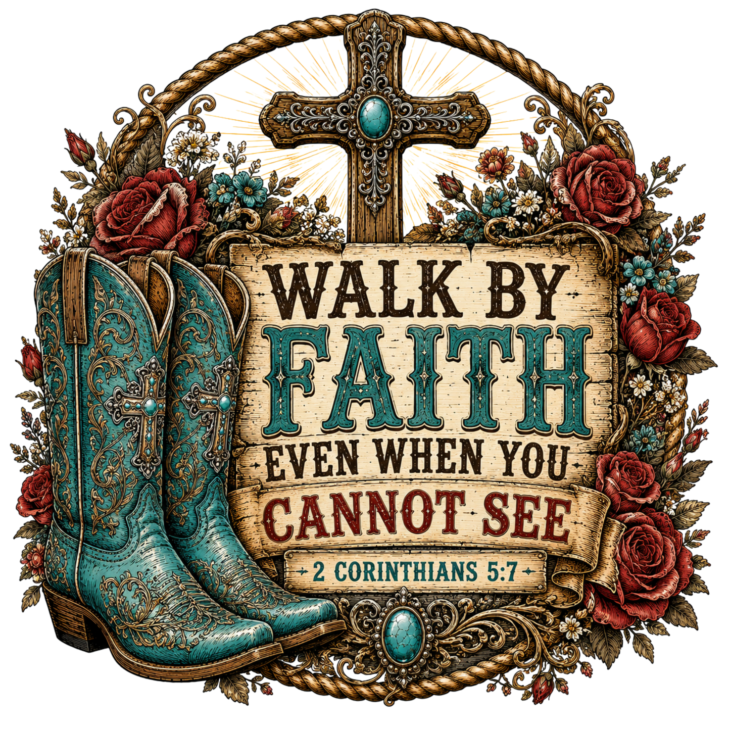 WALK BY FAITH EVEN WHEN YOU CAN'T SEE