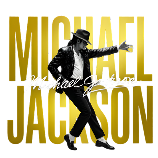 MICHAEL JACKSON YELLOW LETTERS