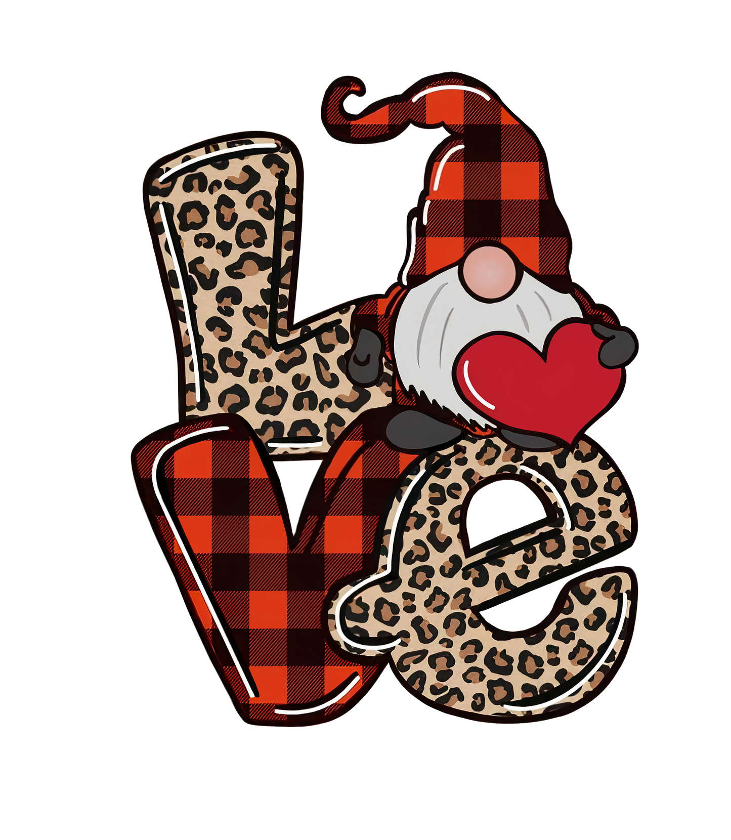 LEOPARD AND CHECKERED GNOME