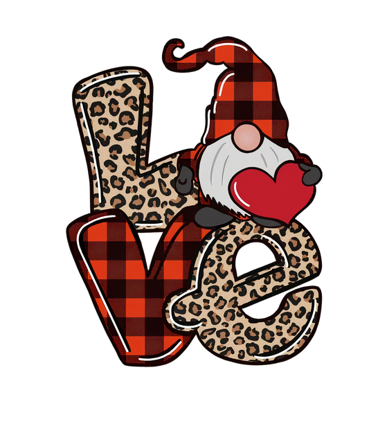 LEOPARD AND CHECKERED GNOME