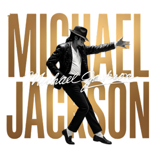 MICHAEL JACKSON GOLD LETTERS