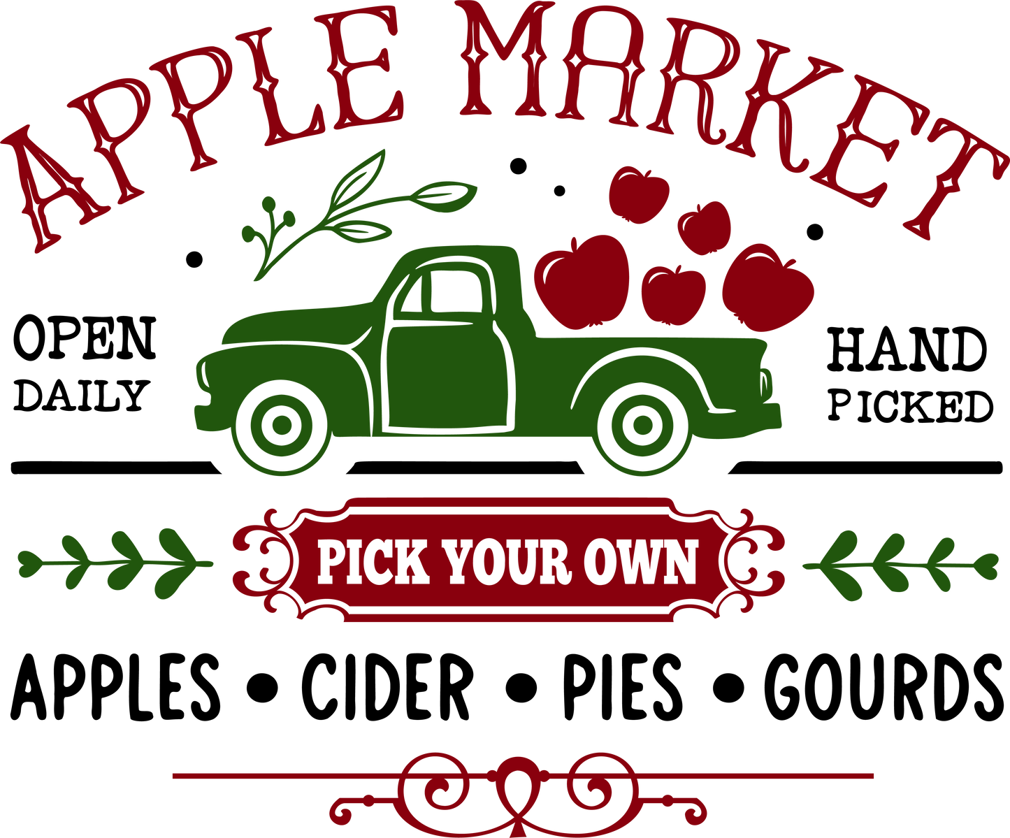 COLORED APPLE MARKET