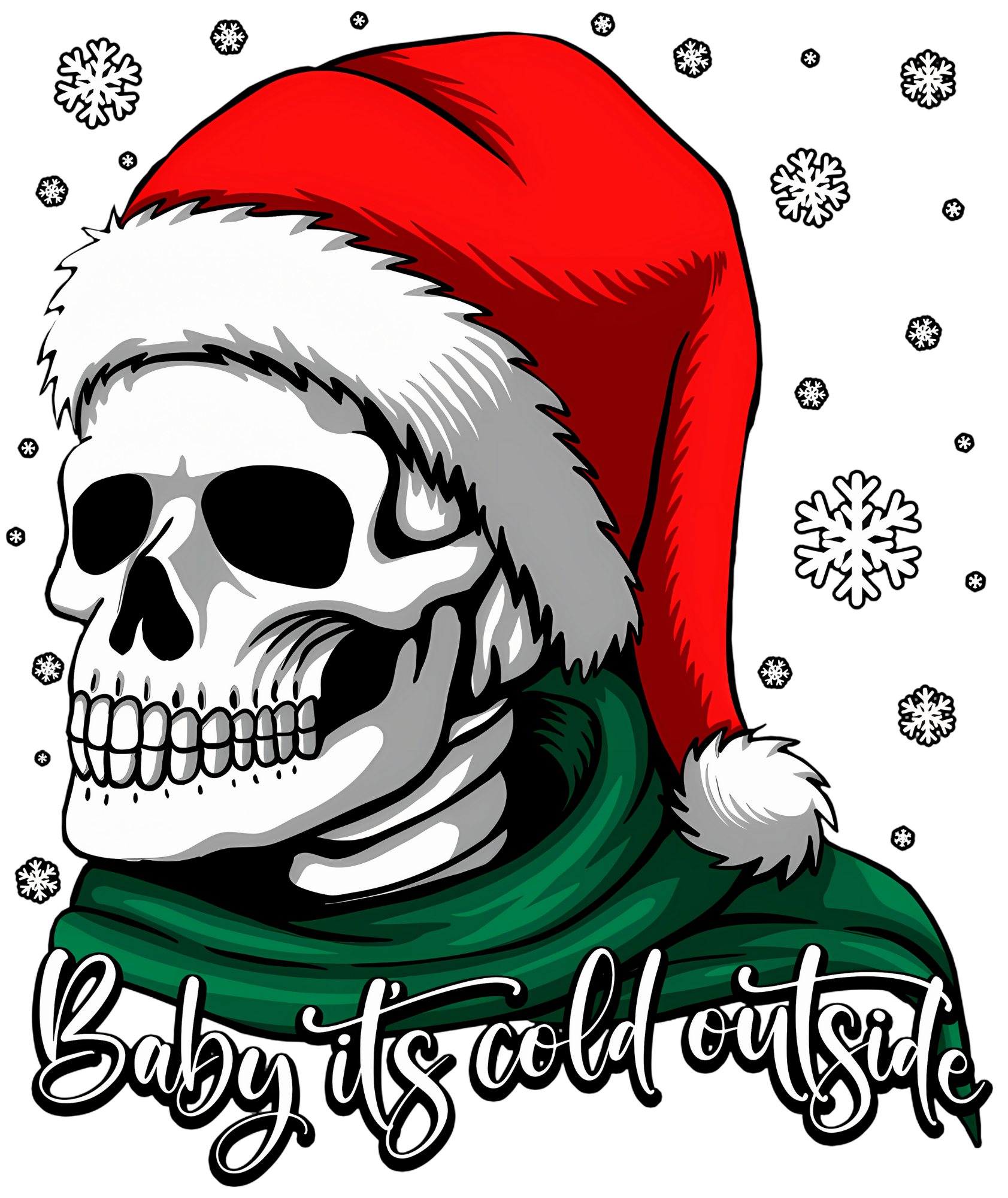 BABY ITS COLD OUTSIDE SKULL