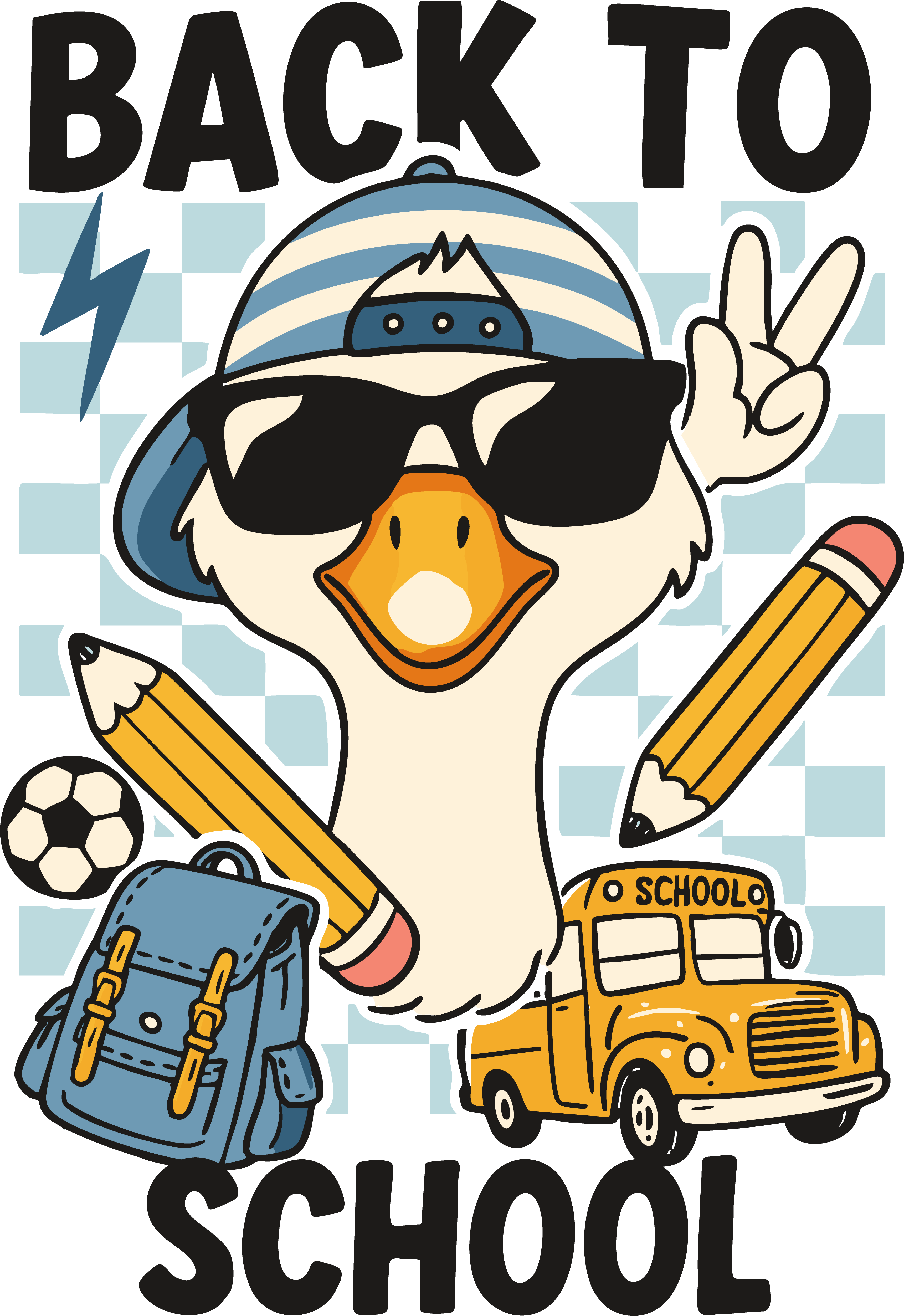 BACK TO SCHOOL DUCK