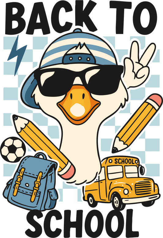 BACK TO SCHOOL DUCK