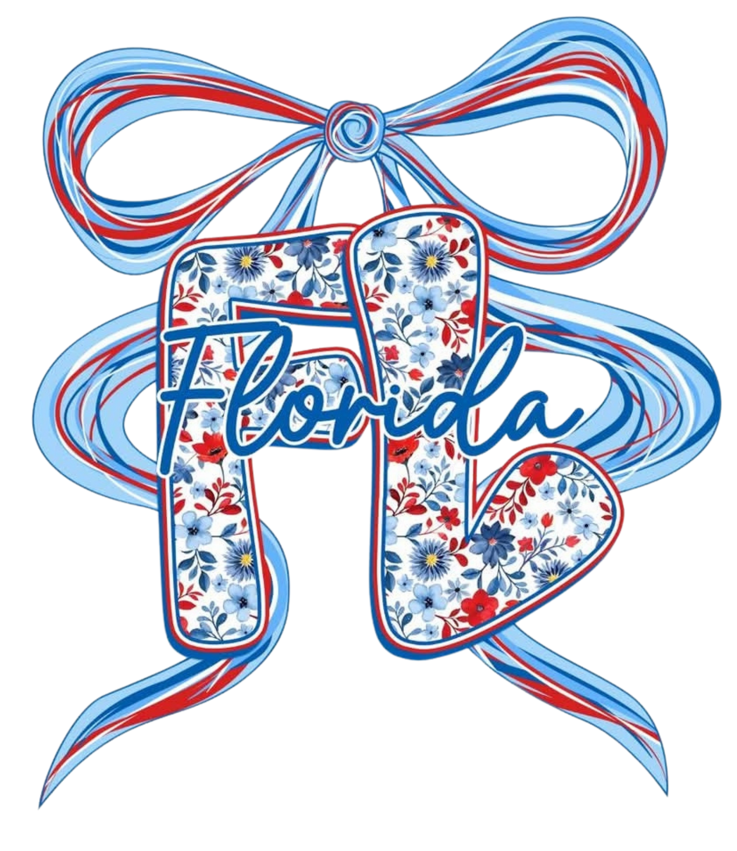 FLORIDA FLORAL RIBBON