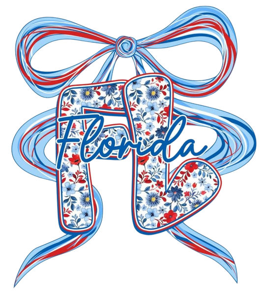 FLORIDA FLORAL RIBBON