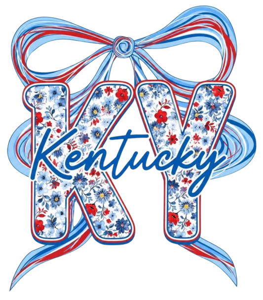 KENTUCKY FLORAL RIBBON