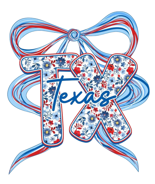 TEXAS FLORAL RIBBON