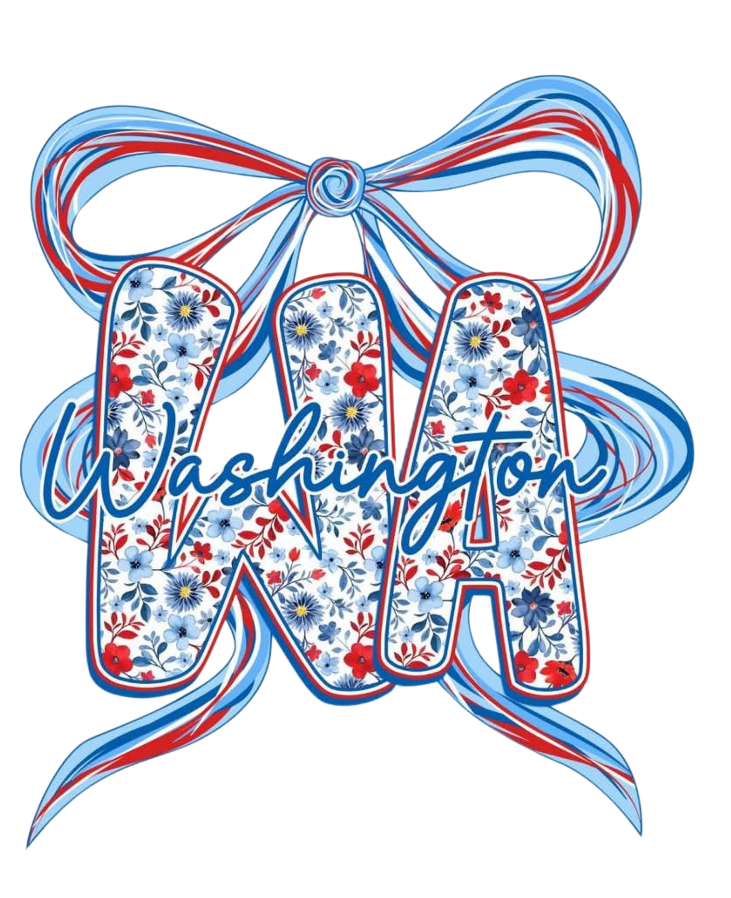 WASHINGTON FLORAL RIBBON