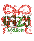 COZY SEASON WITH SNOWMAN