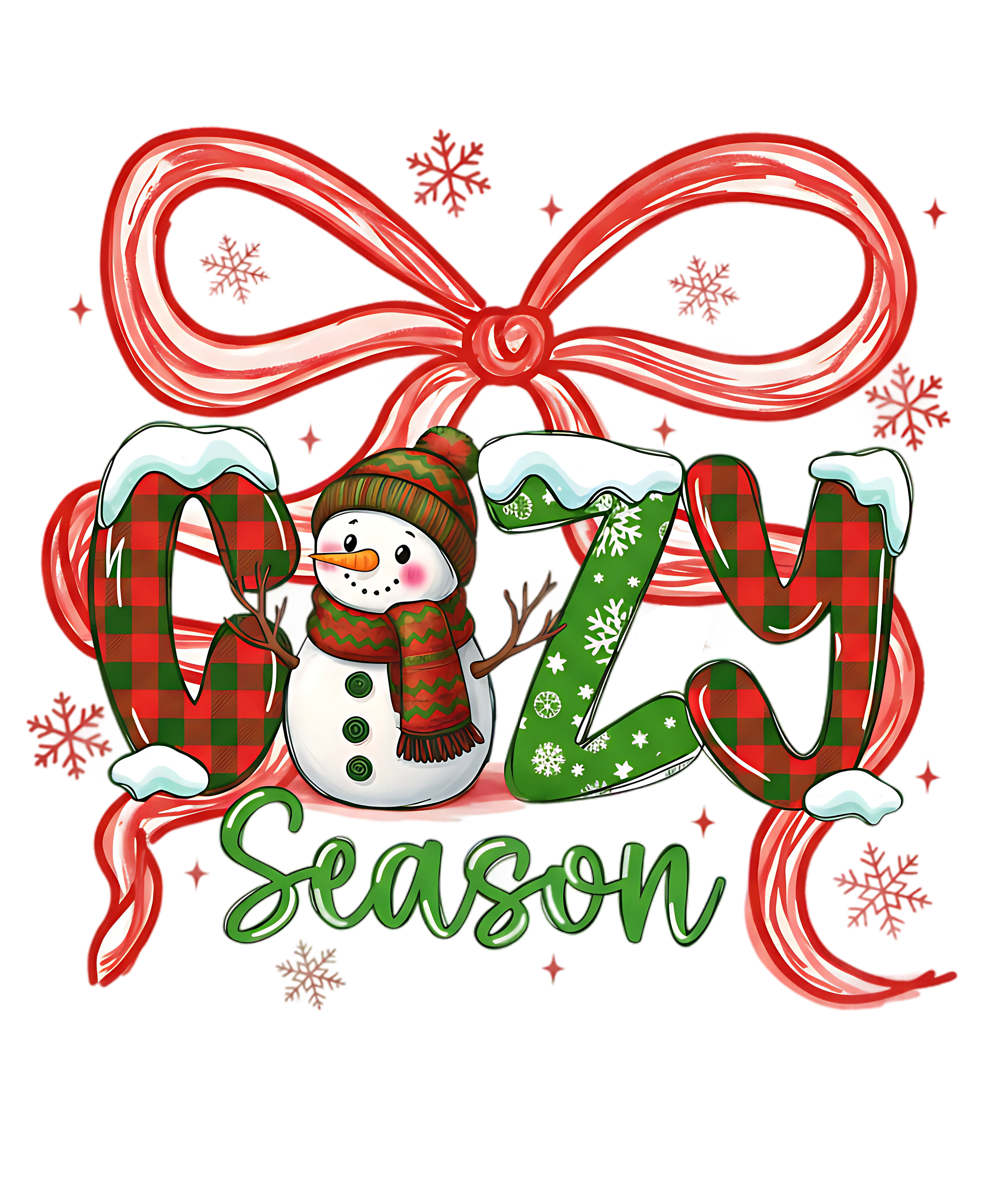 COZY SEASON WITH SNOWMAN