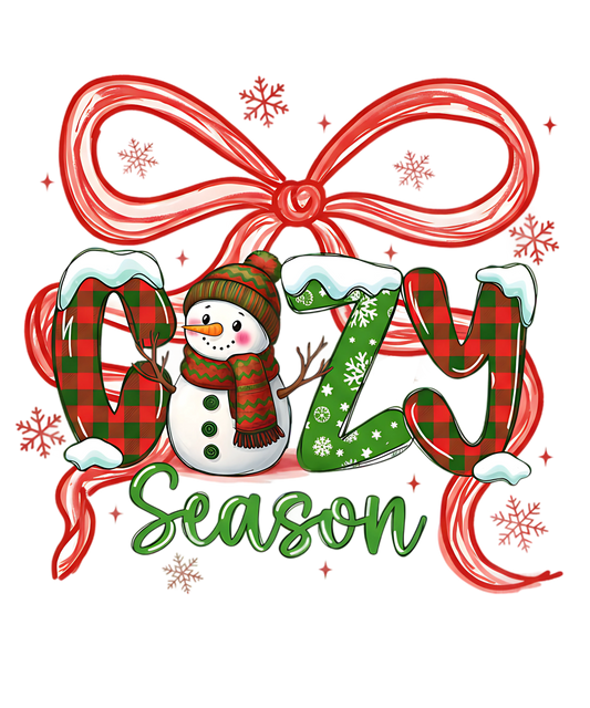 COZY SEASON WITH SNOWMAN
