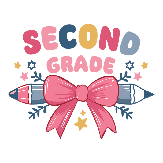 SECOND GRADE BOW AND STARS