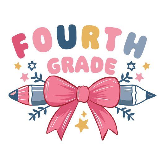 FOURTH GRADE BOW AND STARS