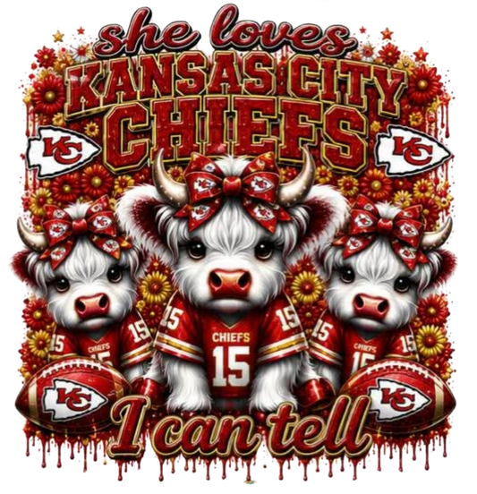 SHE LOVES KANSAS CITY CHIEFS
