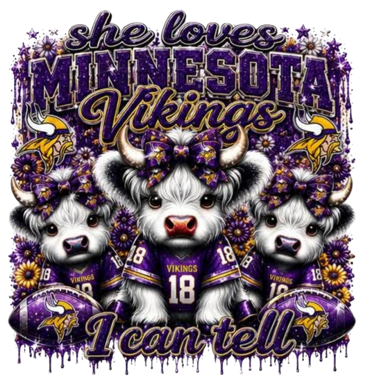SHE LOVES MINNESOTA VIKINGS