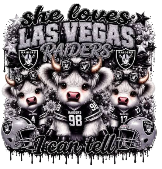 SHE LOVES LAS VEGAS RAIDERS