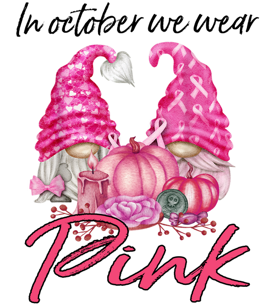 OCTOBER PINK GNOMES