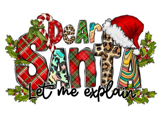 DEAR SANTA I CAN EXPLAIN