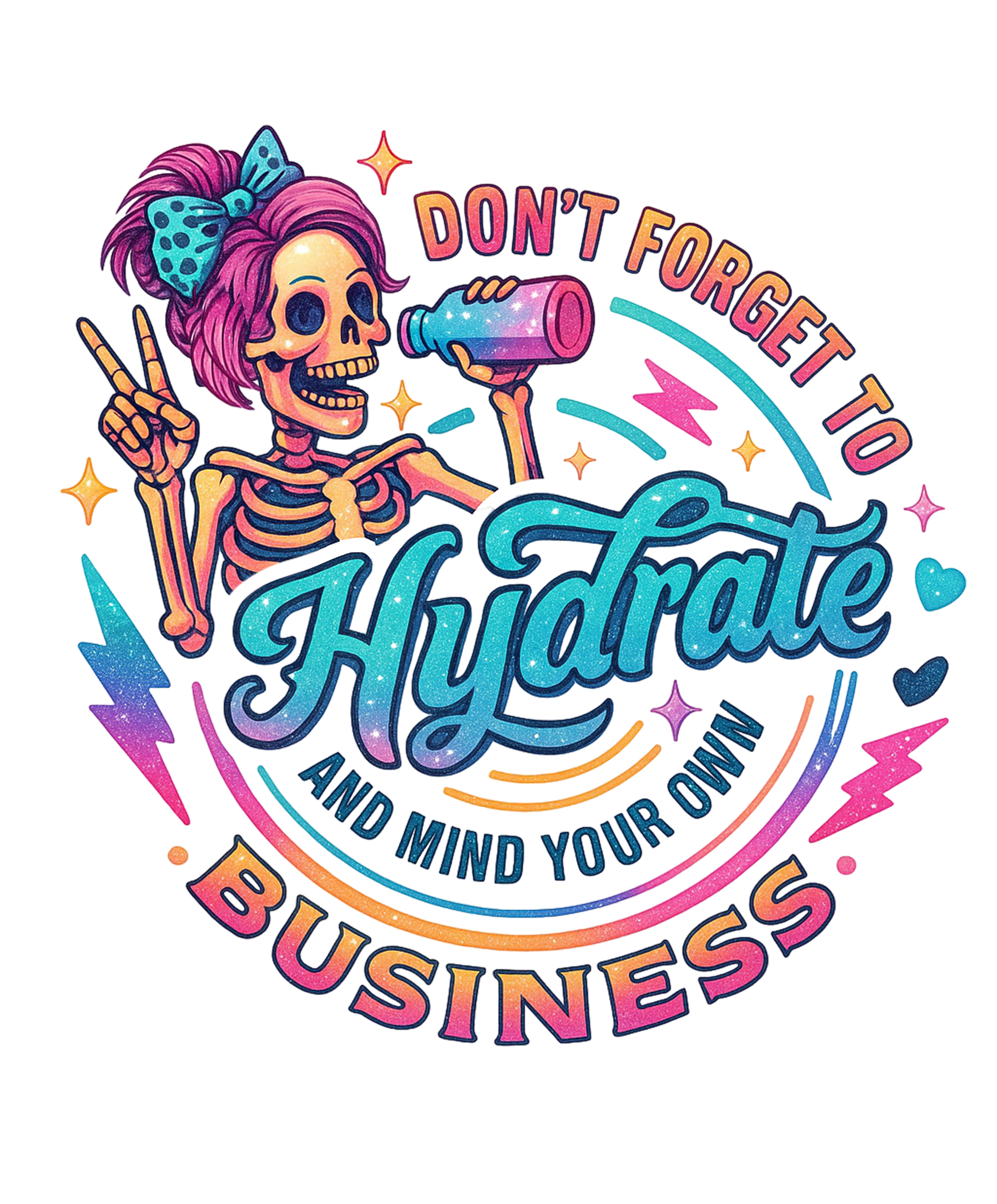 DON'T FORGET TO HYDRATE