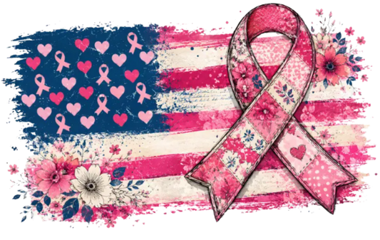 BREAST CANCER AWARENESS FLAG