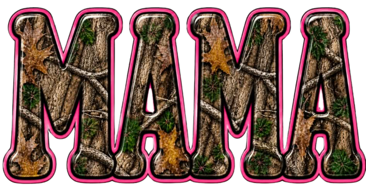 CAMO AND PINK MAMA