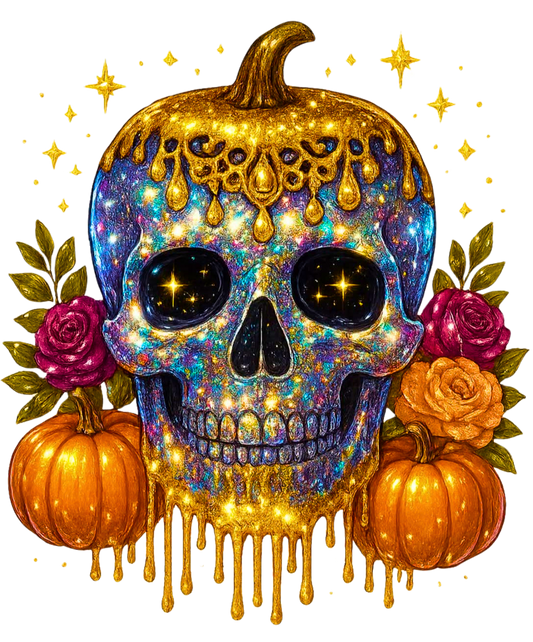 SKULL AND PUMPKINS