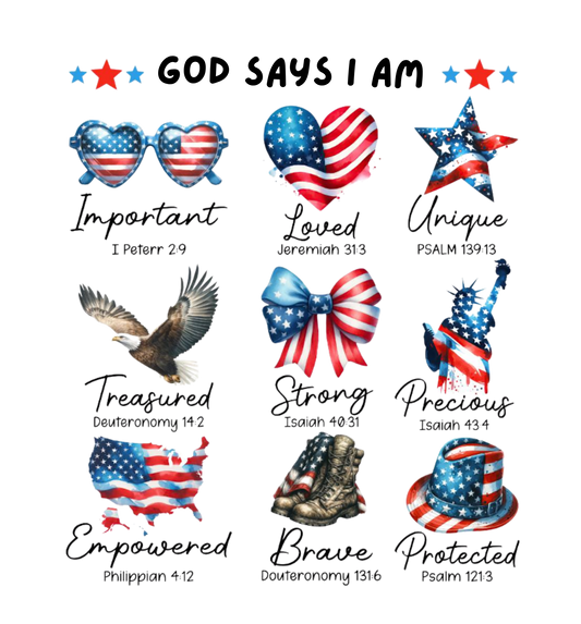 RED WHITE AND BLUE #109