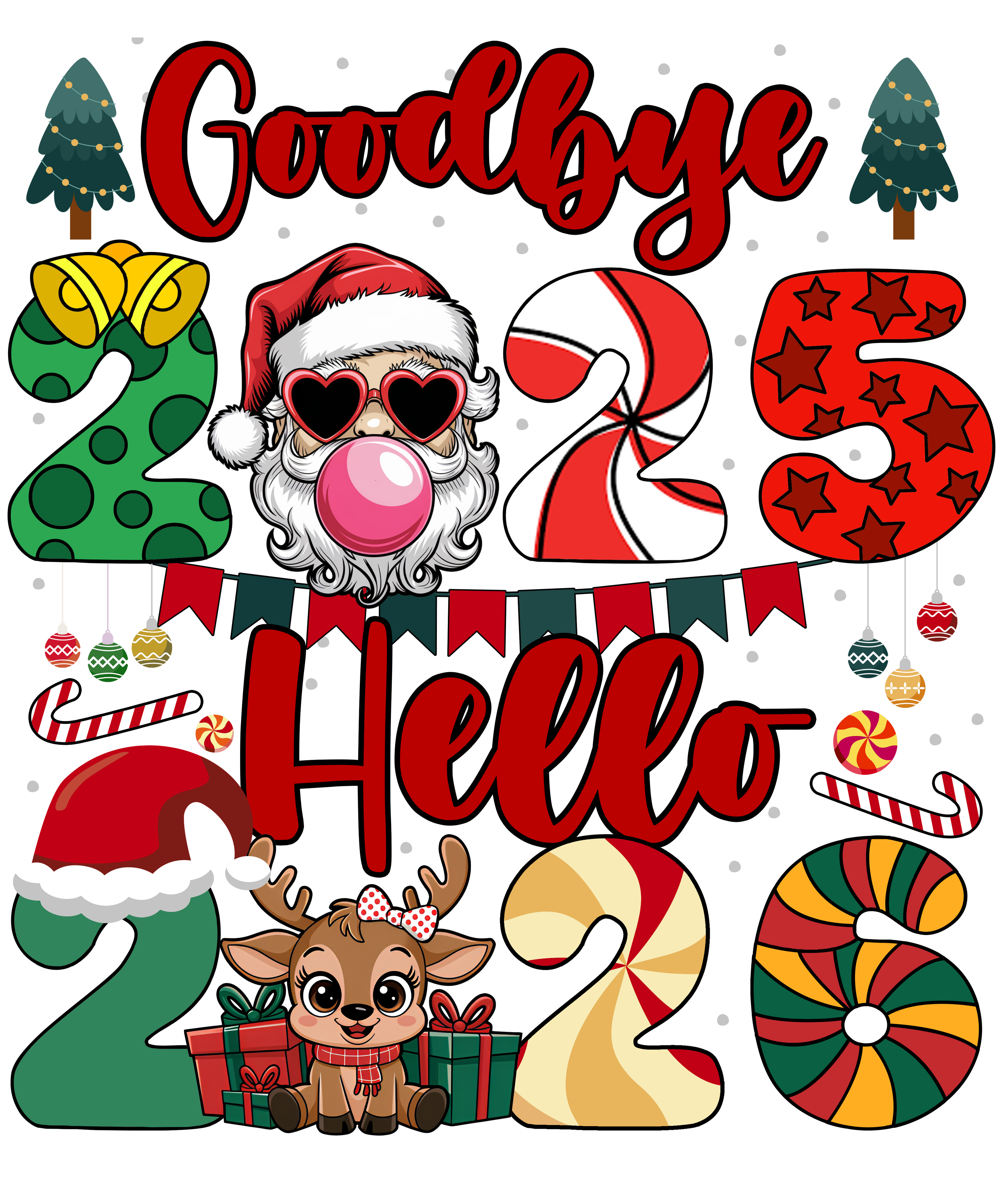 GOOD BY 2025 HELLO 2026