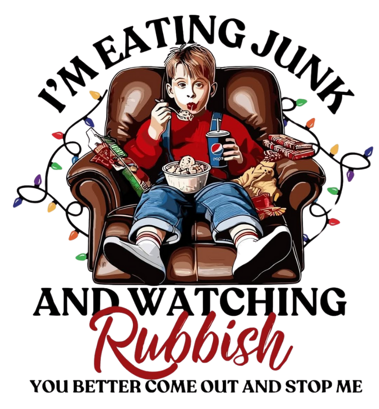 EATING JUNK HOME ALONE