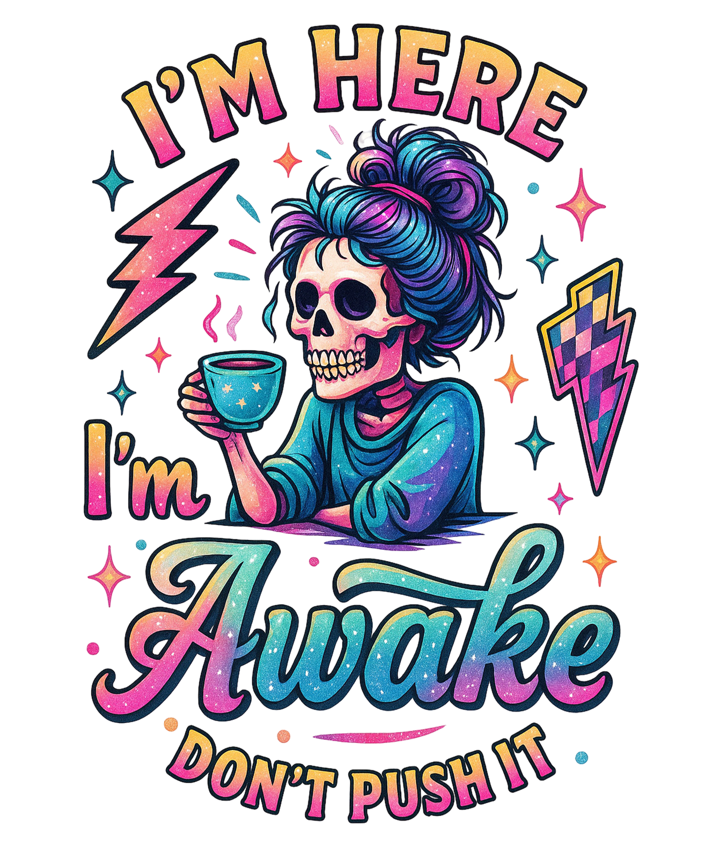 I'M HERE I'M AWAKE