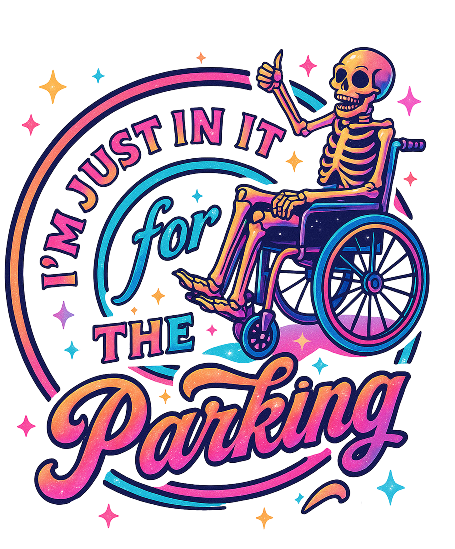 JUST IN IT FOR THE PARKING