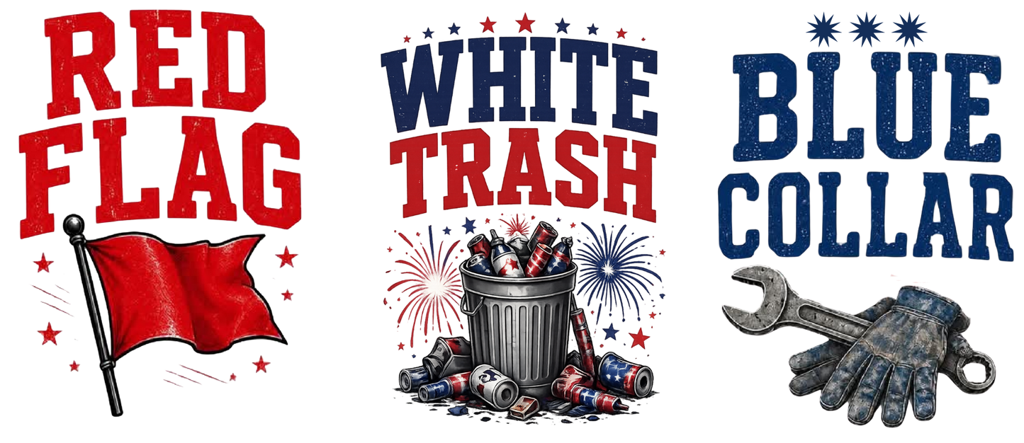 RED WHITE AND BLUE #140